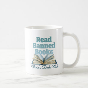 Caneca De Café Ler Clube de Livros Banidos