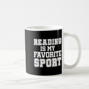 Caneca De Café Ler É Minha Camisa Engraçada Favorita De Bibliotec