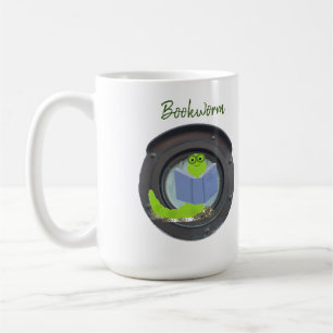 Caneca De Café Ler é prazer em uma porta de iluminação