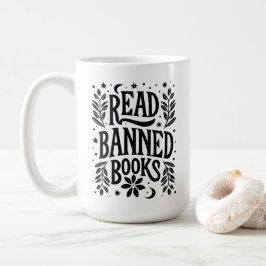 Caneca De Café Ler livros proibidos