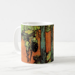 Caneca De Café Les Alyscamps, Folhas de Outono por Vincent van Go
