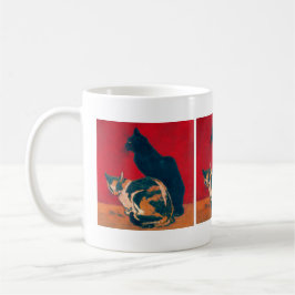 Caneca De Café Les Chats por Theophile Steinlen