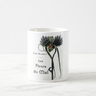 Caneca De Café Les Fleur du Mal - Baudelaire
