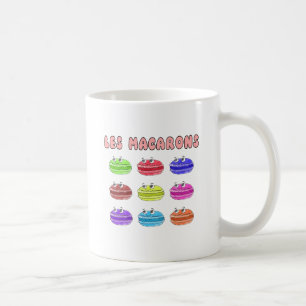 Caneca De Café Les Macarons — Cartoon