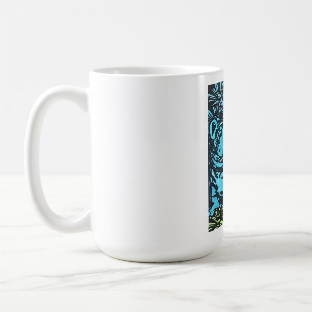 Caneca De Café les tigres en couleur (Esquerda)