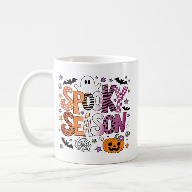 Caneca De Café Lesbian Spooky Season Halloween (Esquerda)