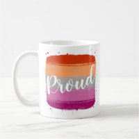 Lésbica Flag Pride Café Mug
