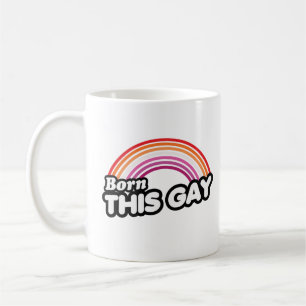 Caneca De Café Lésbica - Nascer este gay