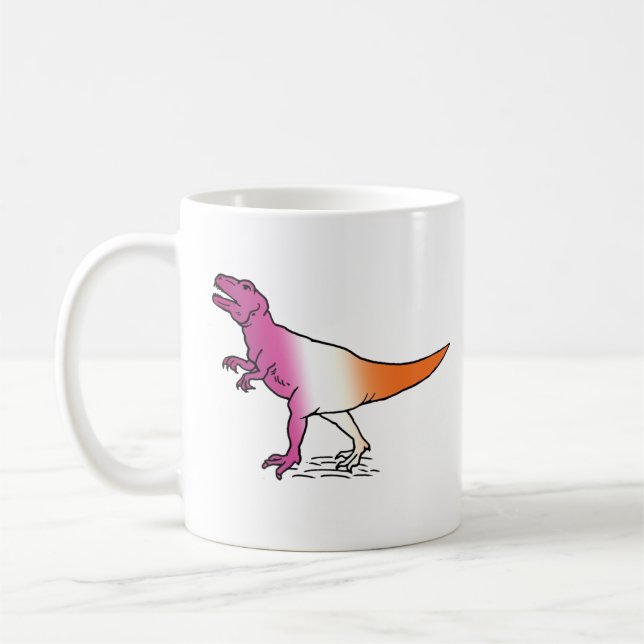 Caneca De Café Lesbisaurus (Esquerda)