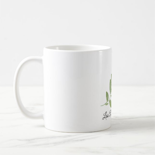 Caneca De Café Less Rush More Life Coffee Mug (Esquerda)
