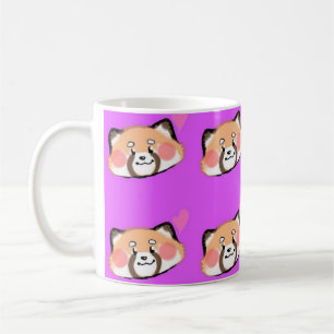 Caneca De Café Lesser Panda Mug de Lilia