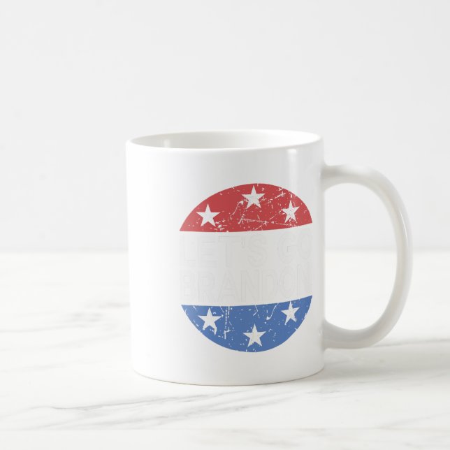 Caneca De Café Let#39;s Go Brandon (Direita)