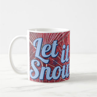 Caneca De Café Let it snow mug
