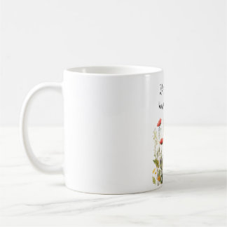Caneca De Café Let Your Dreams Blossom Mug – Inspirational Floral