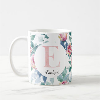 Caneca De Café Letra aquosa E