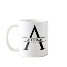 Letra inicial Elegante personalizada A