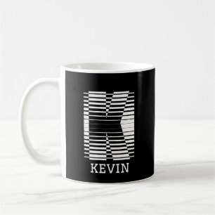 CANECA DE CAFÉ LETRA INICIAL K - NOME ALFABETO K