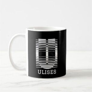 CANECA DE CAFÉ LETRA INICIAL U - NOME ALFABETO U