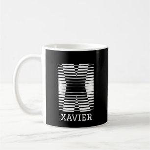 CANECA DE CAFÉ LETRA INICIAL X - NOME DO ALFABETO X