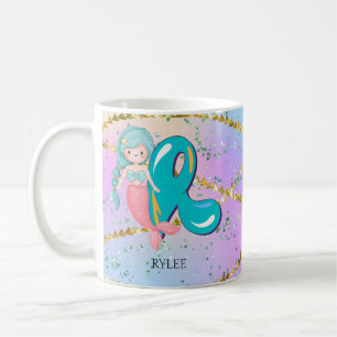 Caneca De Café Letra R Monograma Mola Aquarela Enfermeiro de Sere