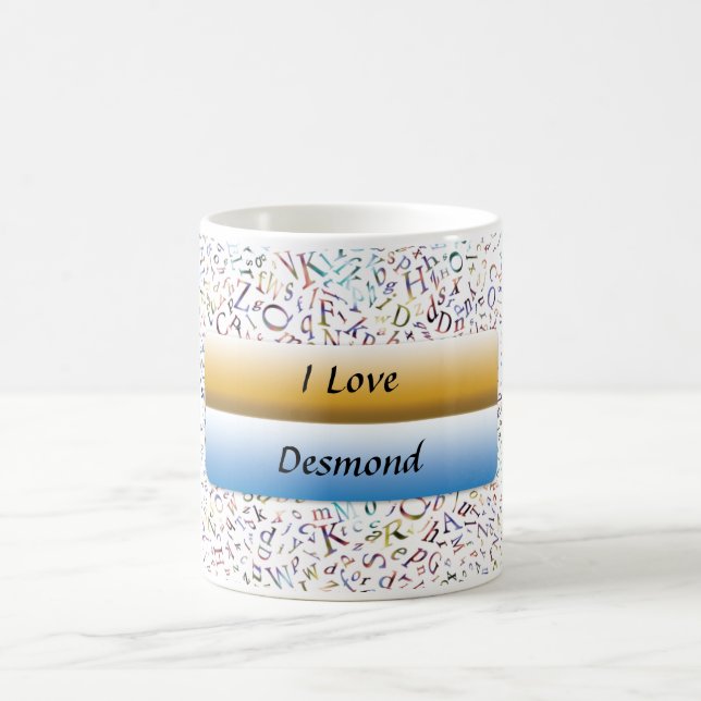 Caneca De Café Letra Scramble (Centro)