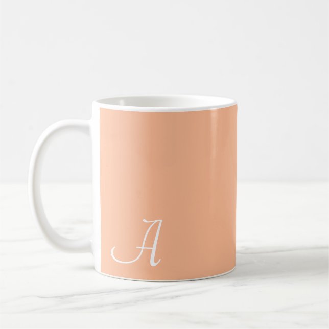 Caneca De Café Letra Script Mug (Esquerda)