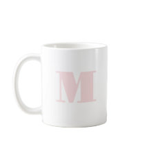 Letra Simples Cor-de-rosa Esquerda Inicial