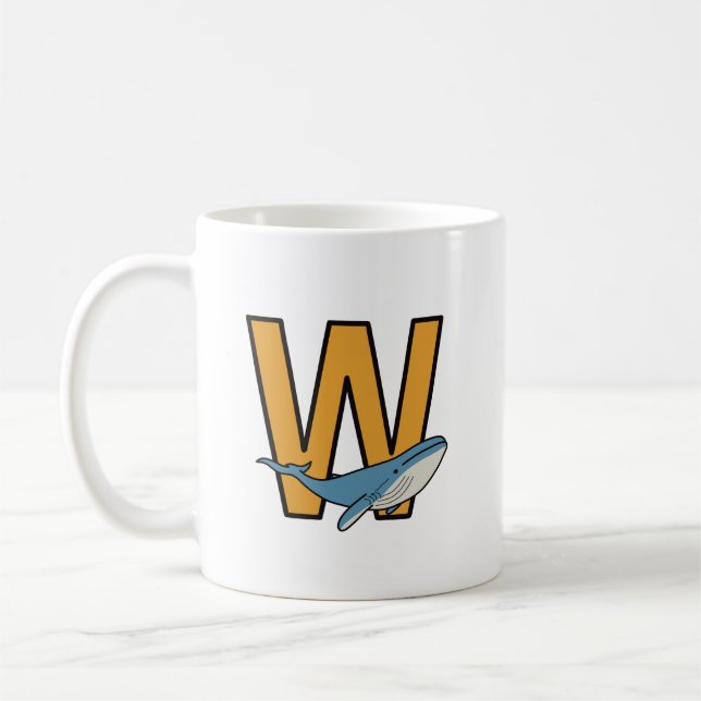 Caneca De Café Letra W (Esquerda)