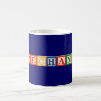 Caneca De Café Letras de bloco de apartamentos do cambiador do