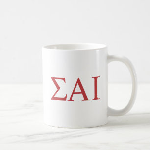 Caneca De Café Letras Gregas Sigma Alpha Iota