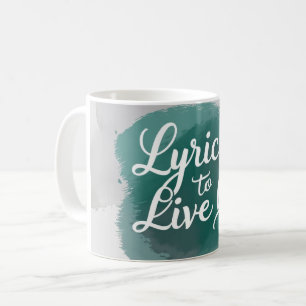 Caneca De Café Letras Para Viver Por 2