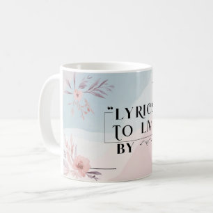 Caneca De Café Letras Para Viver Por 4