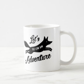 Caneca De Café Let's Go On An Adventure White Mug