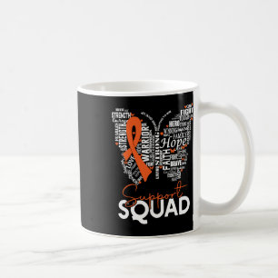 Caneca De Café Leucemia Borboleta Câncer no Sangue Conscientizaçã