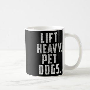 Caneca De Café Levantar Giro Pesado De Cães De Pet E Presente Par