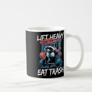 Caneca De Café Levantar Pesado Comer Lixo Halterofilismo Fisicult