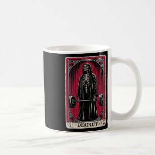 Caneca De Café Levantar Peso Morto Esqueleto Halloween Piadas Aca