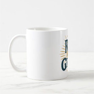 Caneca De Café Levante e mova: Conquiste seu dia