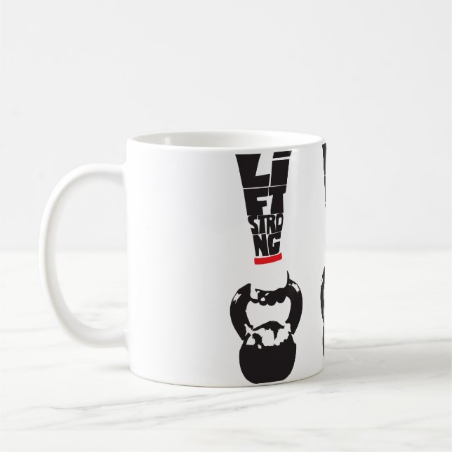 Caneca De Café Levante Forte - Kettlebell (Esquerda)
