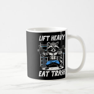 Caneca De Café Levante Pesado Coma Lixo Levantamento de Peso Fisi