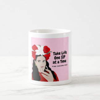 Caneca De Café Leve a vida um passo de cada vez
