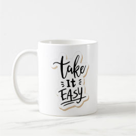 Caneca De Café leve com calma