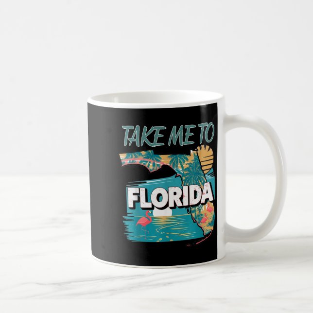 Caneca De Café Leve-me à Flórida (Direita)