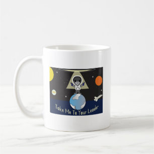 Caneca De Café Leve-Me Ao Seu Líder
