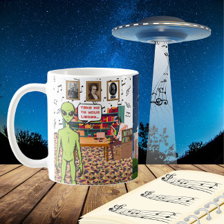 Caneca De Café Leve-Me Ao Seu Lieder... Mug De Café.