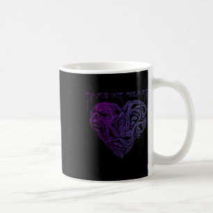Caneca De Café Leve Meu Coração Demônios Assustadores Sinistros H