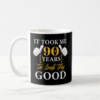 Caneca De Café Levei 90 Anos A Olhar Para Esta 90