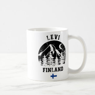 Caneca De Café Levi Lapland Ski Resort Finlândia Alpina Skiing Fi