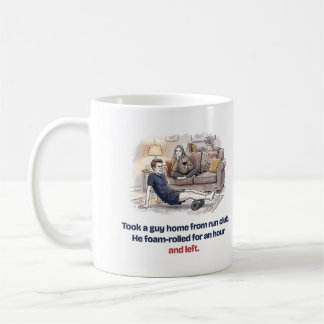 Caneca De Café Levou um Cara para Casa do Run Club Corredor Engra
