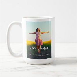 Caneca De Café Lewe Vandag Asof Jy Vanaand Gaan Braai